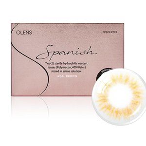 OLENS Spanish Real Brown 1 Month Lenses